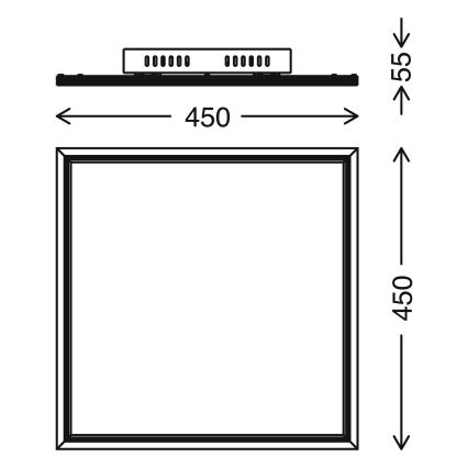Telefunken 301606TF - LED RGBW Prigušivi panel LED/24W/230V 4000K + daljinski upravljač