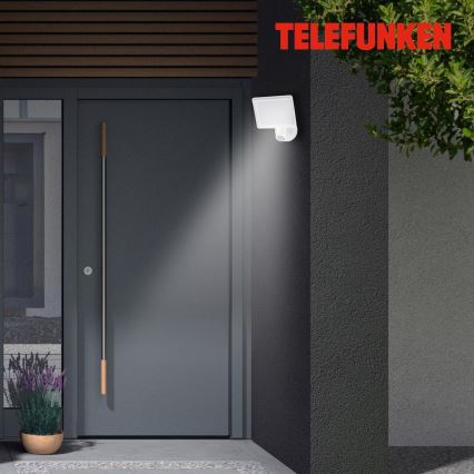 Telefunken 304406TF - LED vanjski zidni reflektor s senzorom LED/20W/230V IP44