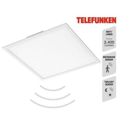 Telefunken 308806TF - LED Nadgradni panel sa senzorom LED/25W/230V 4000K