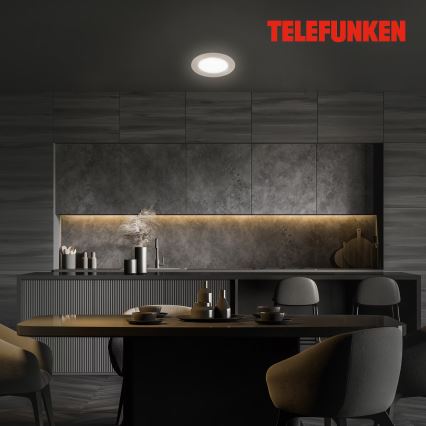 Telefunken 309302TF - LED RGBW prigušivo stropno svjetlo za kupaonicu LED/6W/230V 2700-6500K IP23 Wi-Fi Tuya