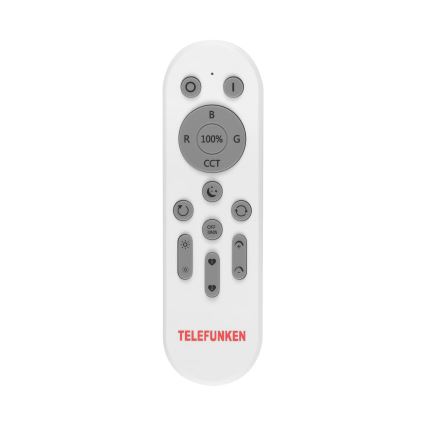 Telefunken 309602TF - LED RGBW Prigušiva stropna svjetiljka LED/18W/230V 2700-6500K Wi-Fi Tuya