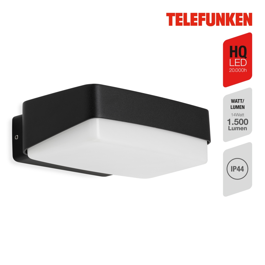 Telefunken 312205TF - LED Vanjska zidna svjetiljka LED/14W/230V IP44