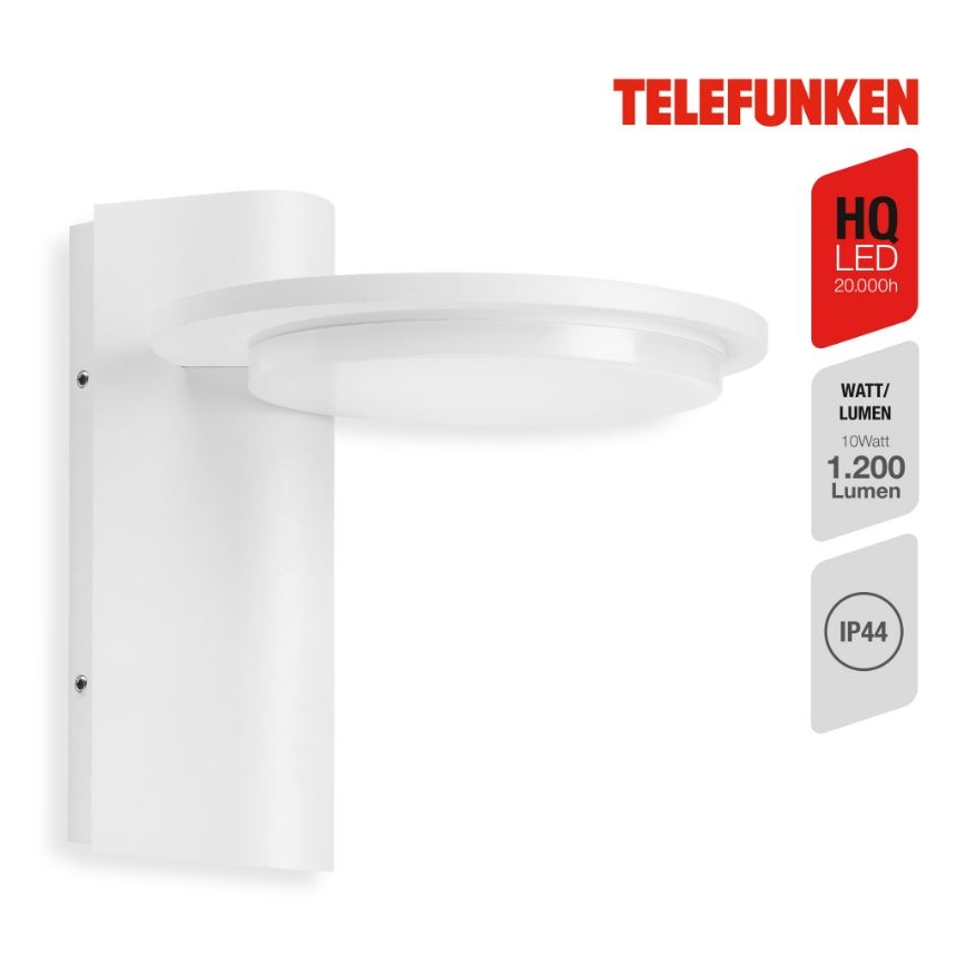 Telefunken 312406TF - LED Vanjska zidna svjetiljka LED/10W/230V IP44
