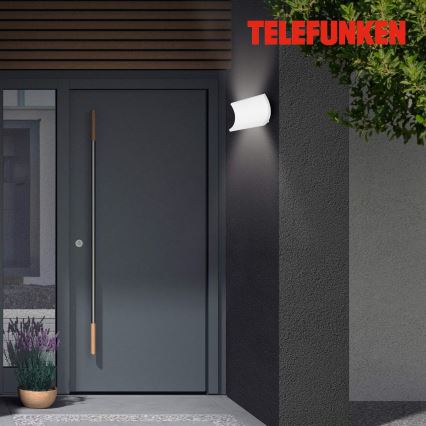 Telefunken 312806TF - LED Vanjska zidna svjetiljka 2xLED/6W/230V IP44 bijela