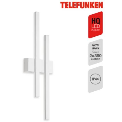 Telefunken 313206TF - LED Vanjska zidna svjetiljka 2xLED/8W/230V IP44