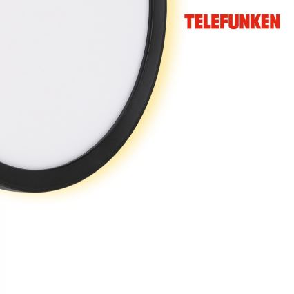 Telefunken 313405TF - Vanjska zidna LED svjetiljka LED/15W/230V IP44 crna