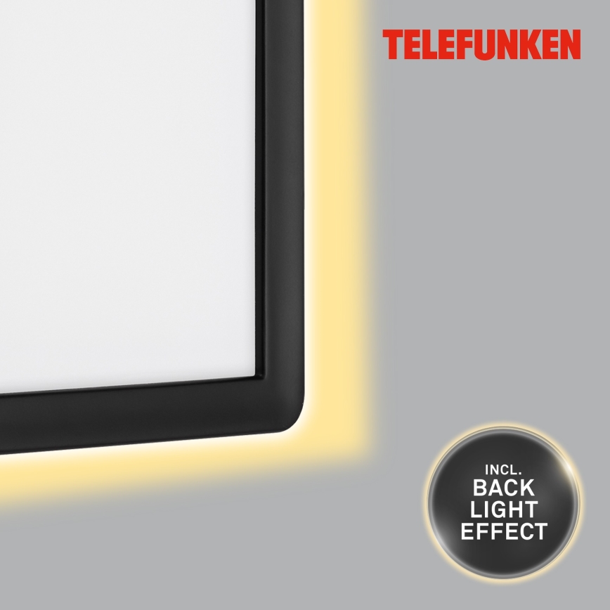 Telefunken 313605TF - LED Vanjska zidna svjetiljka LED/16W/230V IP44 crna