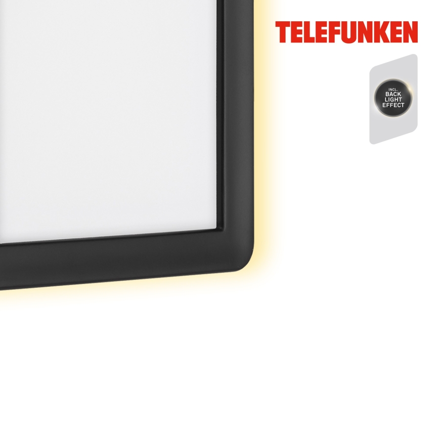 Telefunken 313605TF - LED Vanjska zidna svjetiljka LED/16W/230V IP44 crna