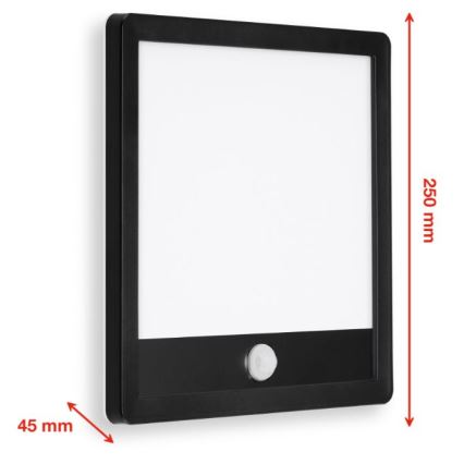 Telefunken 313805TF - LED Vanjska zidna svjetiljka sa senzorom LED/15W/230V IP44