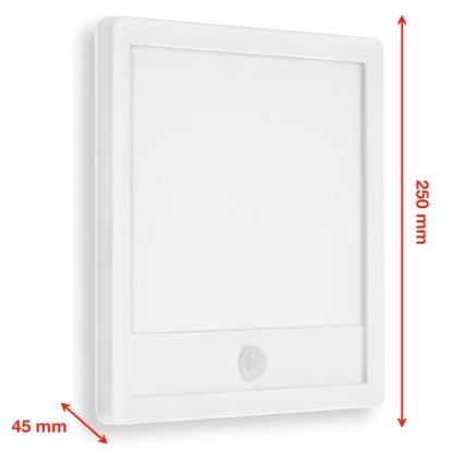 Telefunken 313806TF - LED vanjsko zidno svjetlo sa senzorom LED/15W/230V IP44