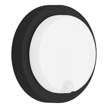 Telefunken 315305TF - LED Vanjska zidna svjetiljka sa senzorom LED/12W/230V IP44 crna