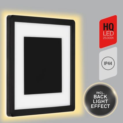 Telefunken 315905TF - LED vanjska zidna svjetiljka LED/15W/230V IP44 4000K crna