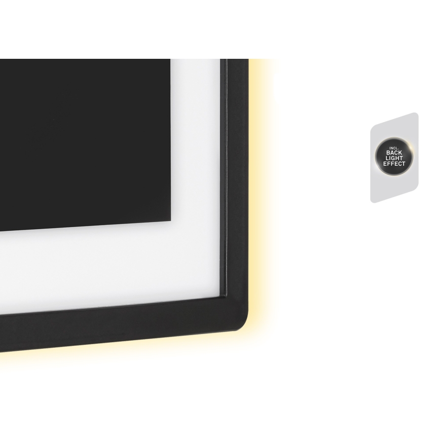 Telefunken 315905TF - LED vanjska zidna svjetiljka LED/15W/230V IP44 4000K crna