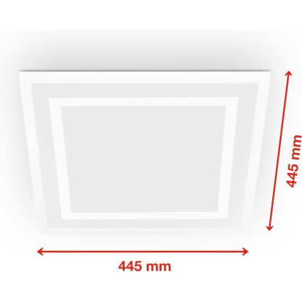 Telefunken 318806TF - LED RGBW Prigušiva stropna svjetiljka LED/24W/230V 3000-6500K + daljinski upravljač