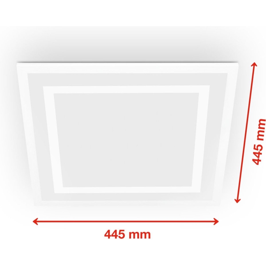 Telefunken 318806TF - LED RGBW Prigušiva stropna svjetiljka LED/24W/230V 3000-6500K + daljinski upravljač
