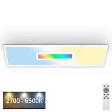 Telefunken 319206TF - LED RGBW Prigušiva stropna svjetiljka LED/22W/230V  2700-6500K bijela + daljinski upravljač