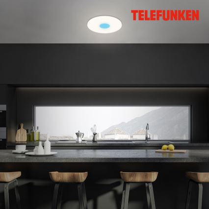 Telefunken 319306TF - LED RGBW Prigušiva svjetiljka LED/22W/230V 2700-6500K + daljinski upravljač