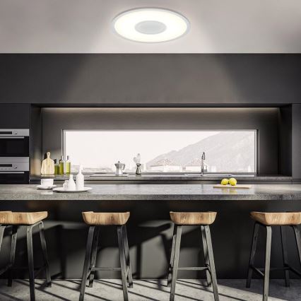 Telefunken 320104TF - LED RGBW prigušiva stropna svjetiljka LED/21W/230V 3000-6500K Ø 45 cm + daljinski upravljač