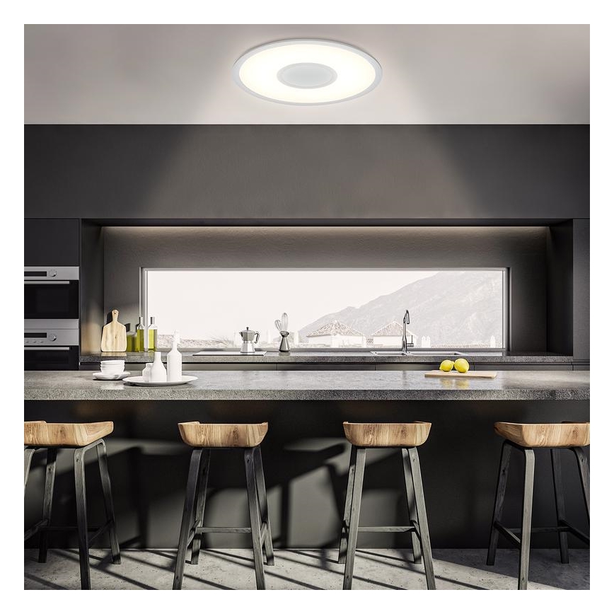 Telefunken 320104TF - LED RGBW prigušiva stropna svjetiljka LED/21W/230V 3000-6500K Ø 45 cm + daljinski upravljač