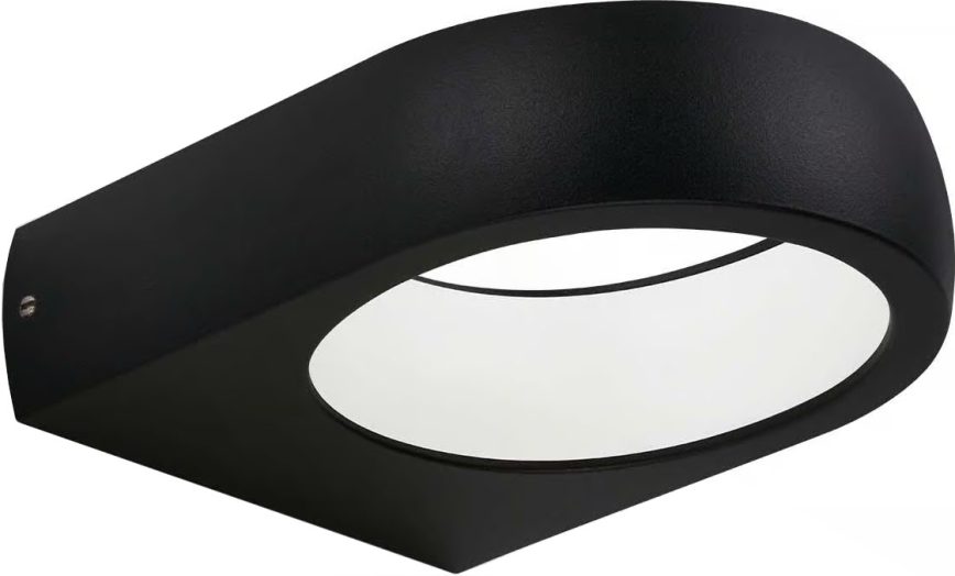 Telefunken 320205TF - vanjsko zidno LED svjetlo LED/7,5W/230V IP44 crno