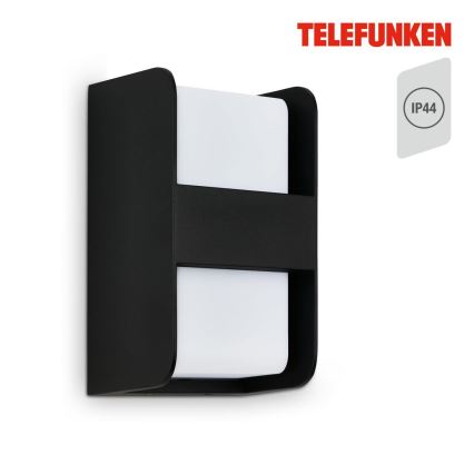 Telefunken 321005TF - Vanjska zidna svjetiljka 1xE27/12W/230V IP44 crna