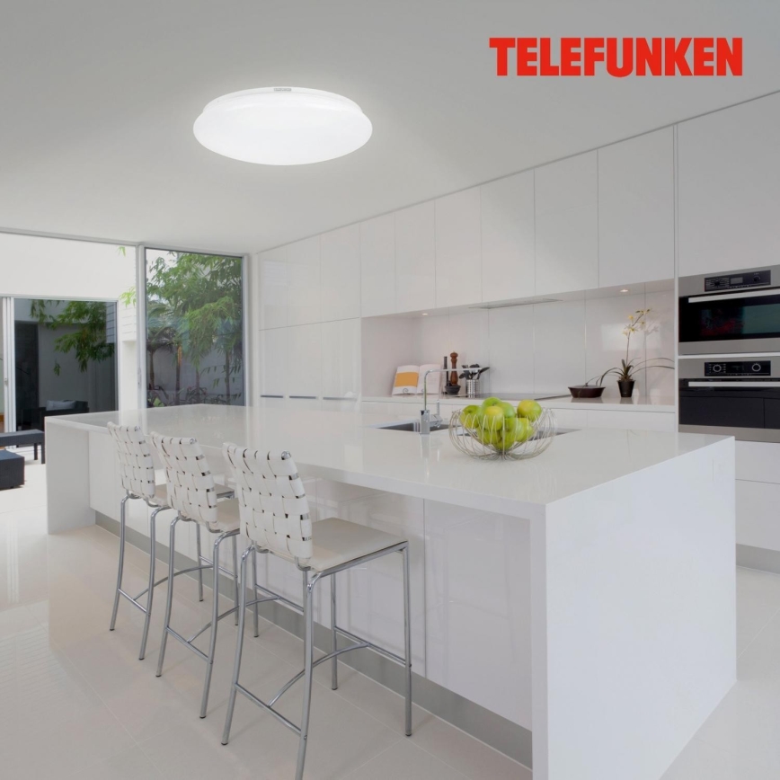Telefunken 601306TF - LED stropna svjetiljka za kupaonicu s senzorom LED/20W/230V IP44 promjer 40 cm