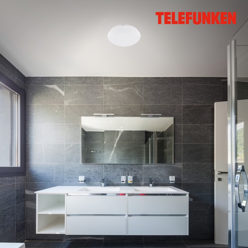 Telefunken 602006TF - LED Stropna svjetiljka za kupaonicu sa senzorom LED/15W/230V IP44 4000K
