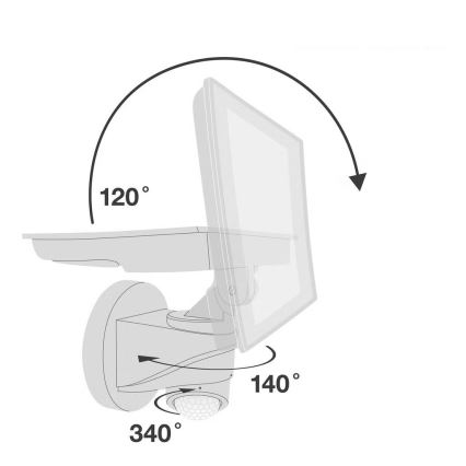Telefunken - LED reflektor sa senzorom LED/20W/230V
