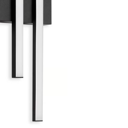 Telefunken - LED vanjska zidna svjetiljka 2xLED/4W/230V IP44 crna