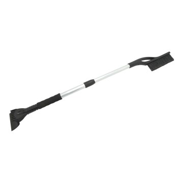 Teleskopska strugalica za auto s metlicom 100 cm crna/srebrna