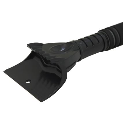 Teleskopska strugalica za auto s metlicom 100 cm crna/srebrna