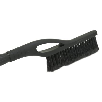 Teleskopska strugalica za auto s metlicom 100 cm crna/srebrna