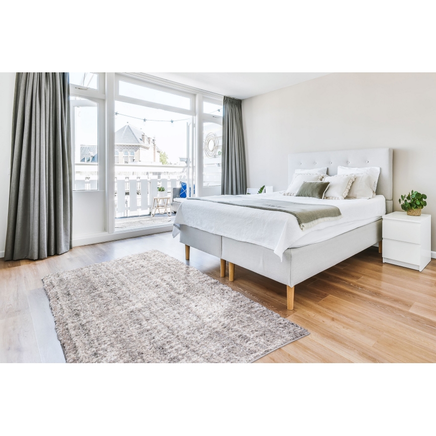 Tepih BILBAO SHAGGY 120x160 cm sivi