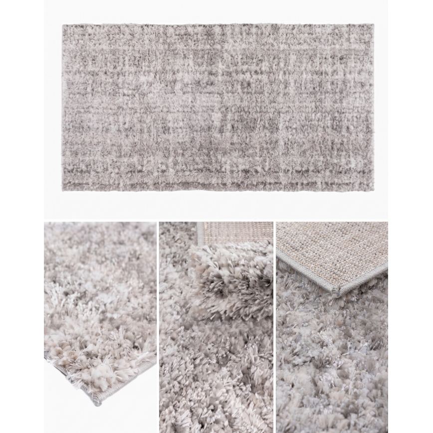 Tepih BILBAO SHAGGY 80x150 cm sivi/antracit