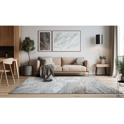 Tepih CREATION 200x290 cm 1950 g/m² sivi/smeđi/mramorni uzor