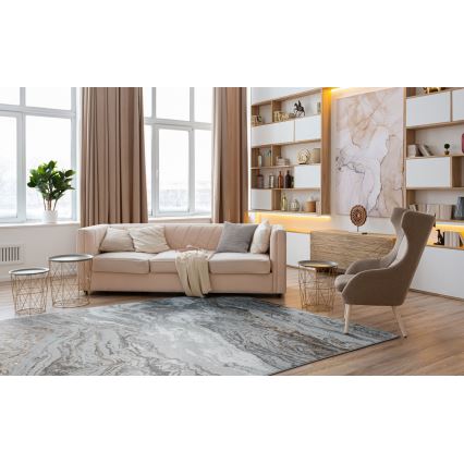 Tepih CREATION 200x290 cm 1950 g/m² sivi/smeđi/mramorni uzor