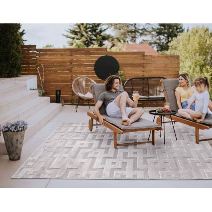 Tepih DORA 160x220 cm sivi