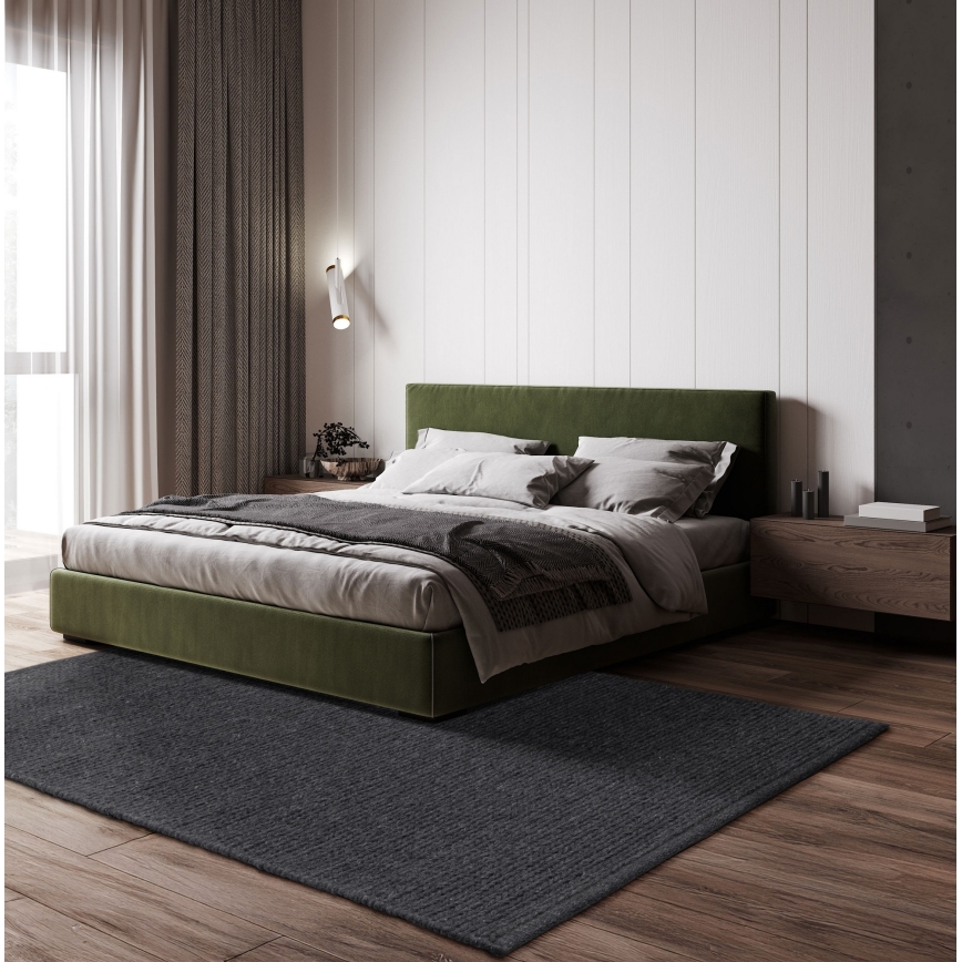Tepih FIR WOOL 120x170 cm 2600 g/m2 antracit/prirodna