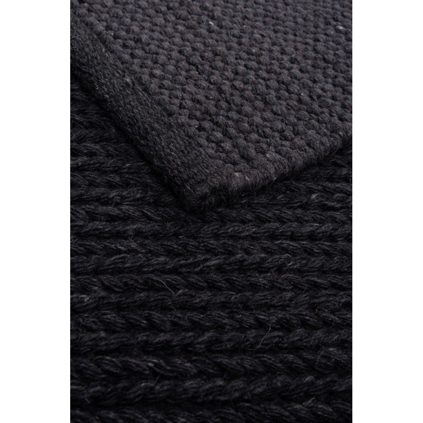 Tepih FIR WOOL 120x170 cm 2600 g/m2 antracit/prirodna