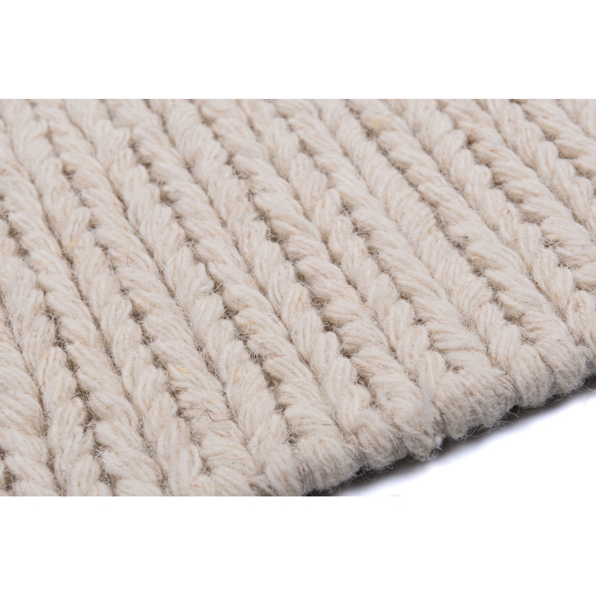 Tepih FIR WOOL 120x170 cm 2600 g/m2 krem/prirodna