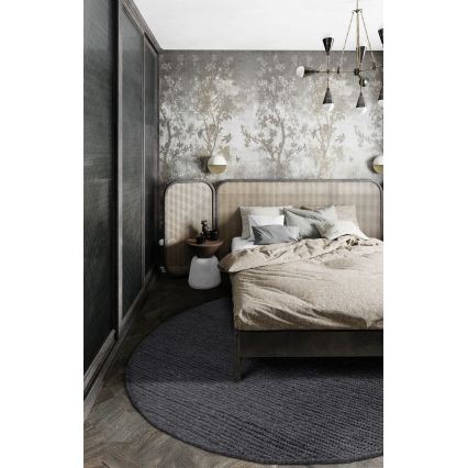Tepih FIR WOOL 160 cm 2600 g/m2 antracit/prirodan