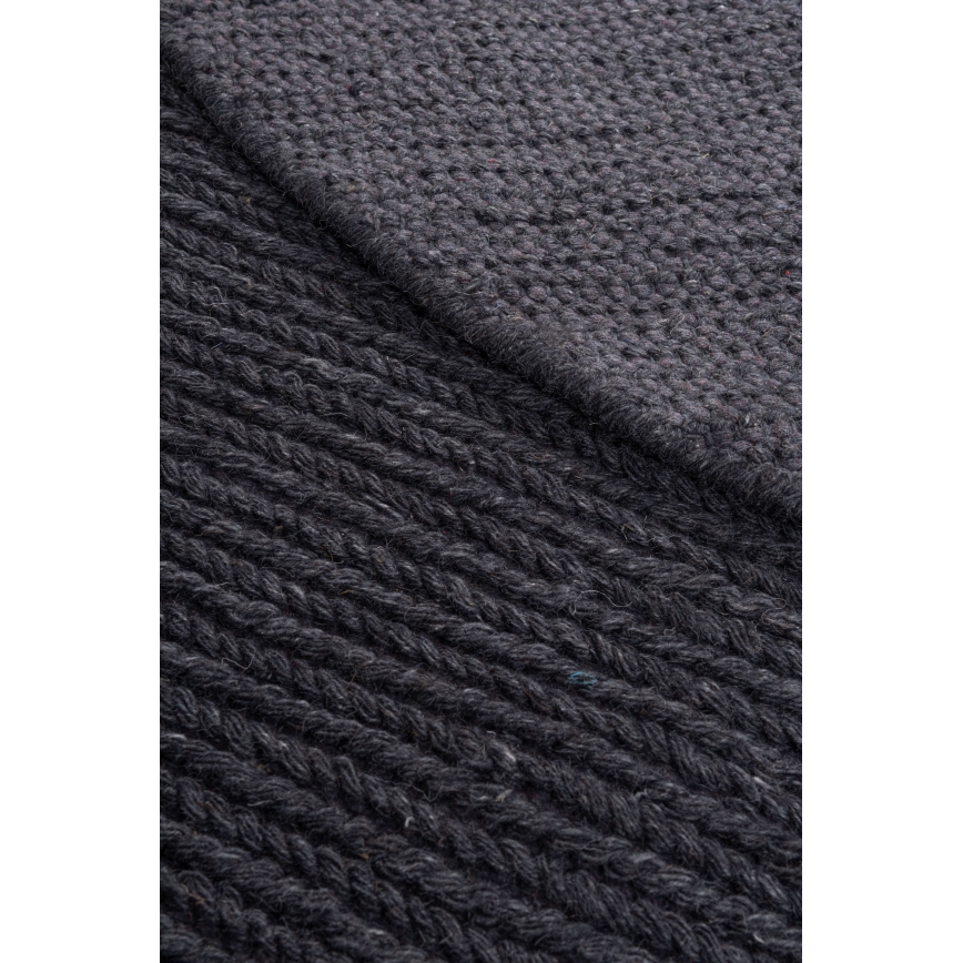 Tepih FIR WOOL 160 cm 2600 g/m2 antracit/prirodan