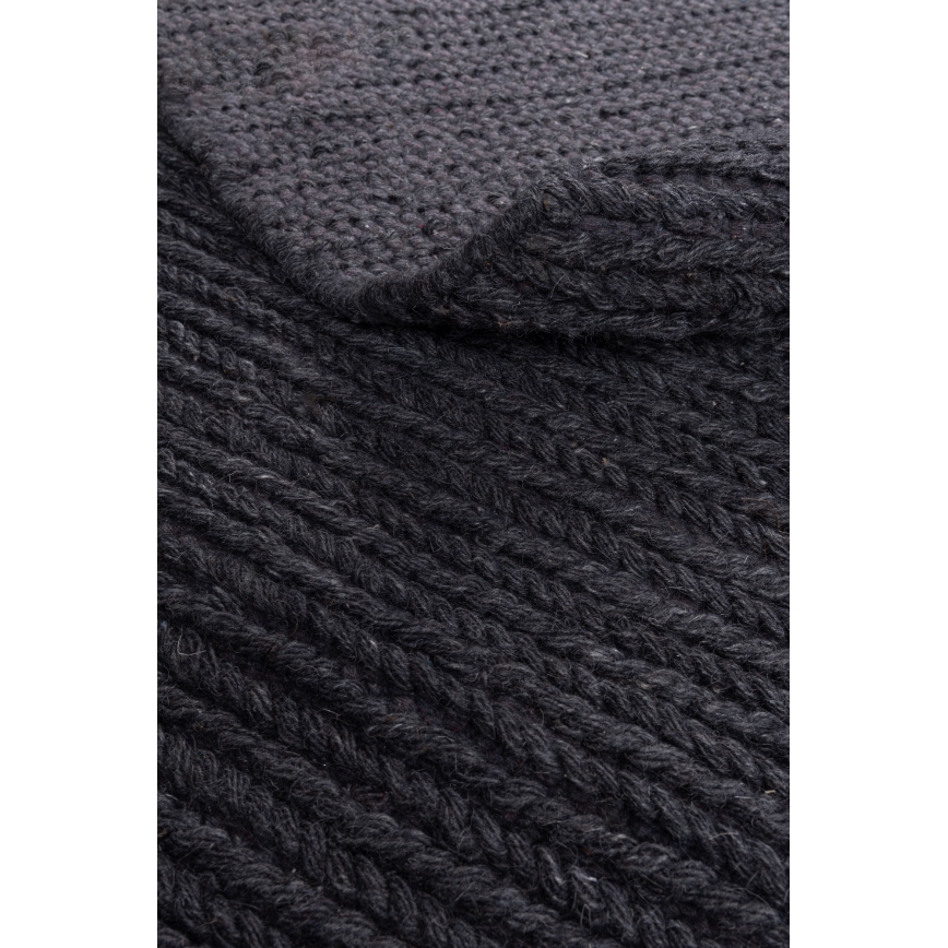 Tepih FIR WOOL 160 cm 2600 g/m2 antracit/prirodan