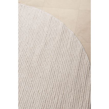 Tepih FIR WOOL 160 cm 2600 g/m2 krem/prirodna