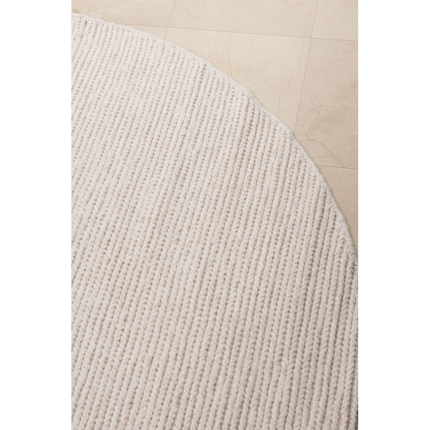 Tepih FIR WOOL 160 cm 2600 g/m2 krem/prirodna