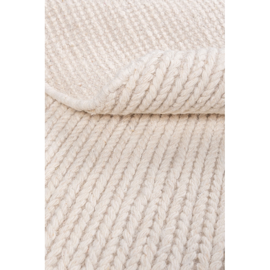 Tepih FIR WOOL 160 cm 2600 g/m2 krem/prirodna