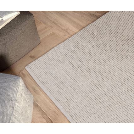 Tepih FIR WOOL 160x230 cm 2600 g/m2 krem/prirodna