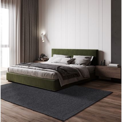Tepih FIR WOOL 160x230 cm, 2600 g/m², antracit/prirodna boja