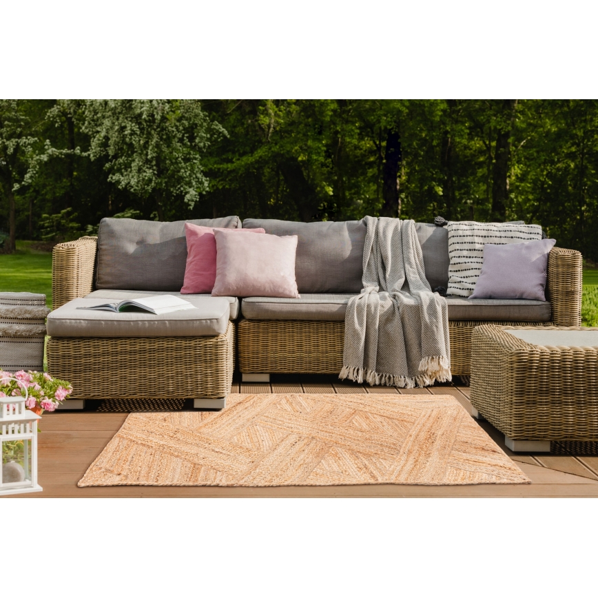 Tepih JUTA 70x140 cm bež/prirodna