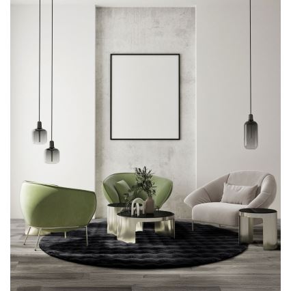 Tepih RABBIT BUBBLE 160 cm crni